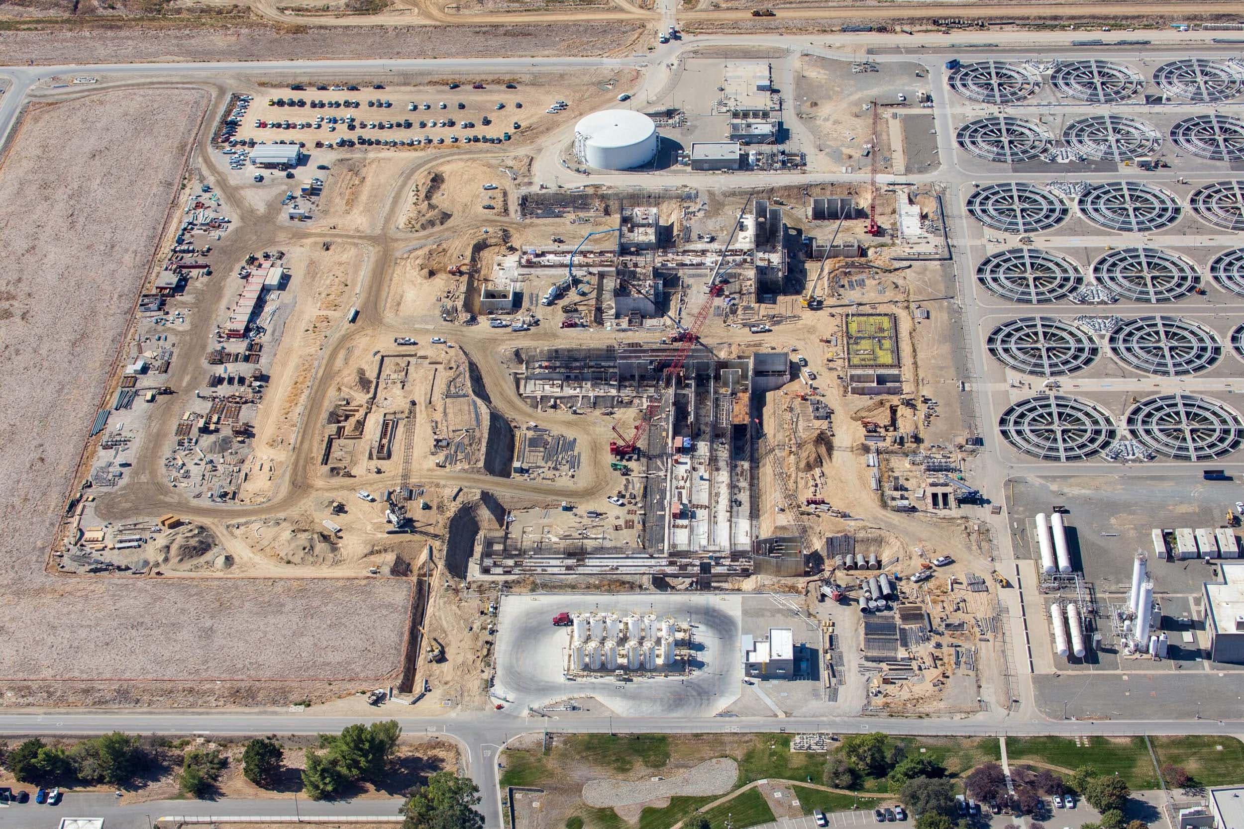 Gang form systems on a civil construction project