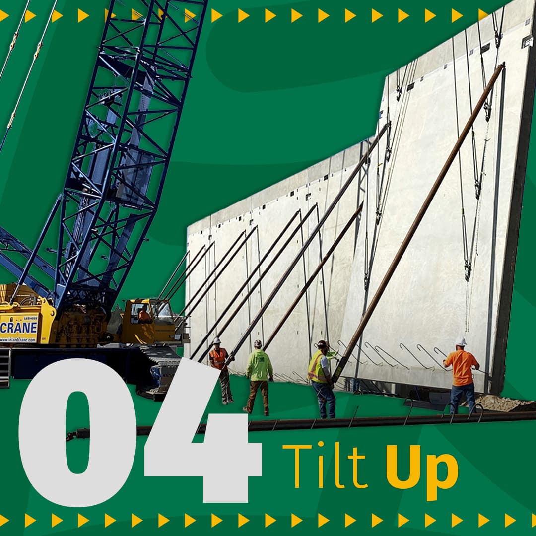 Tilt-up concrete panel construction