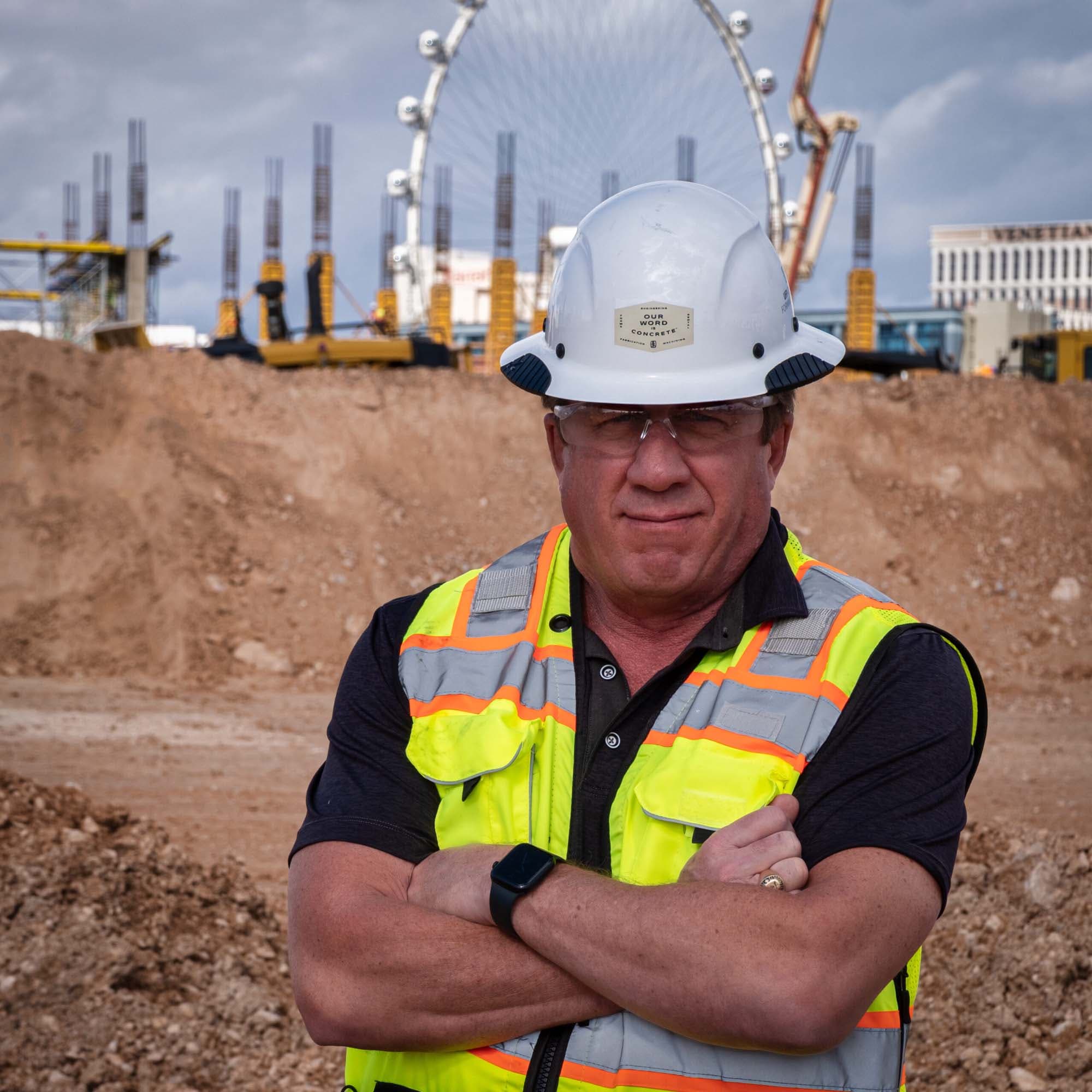 Jason Croy in the field