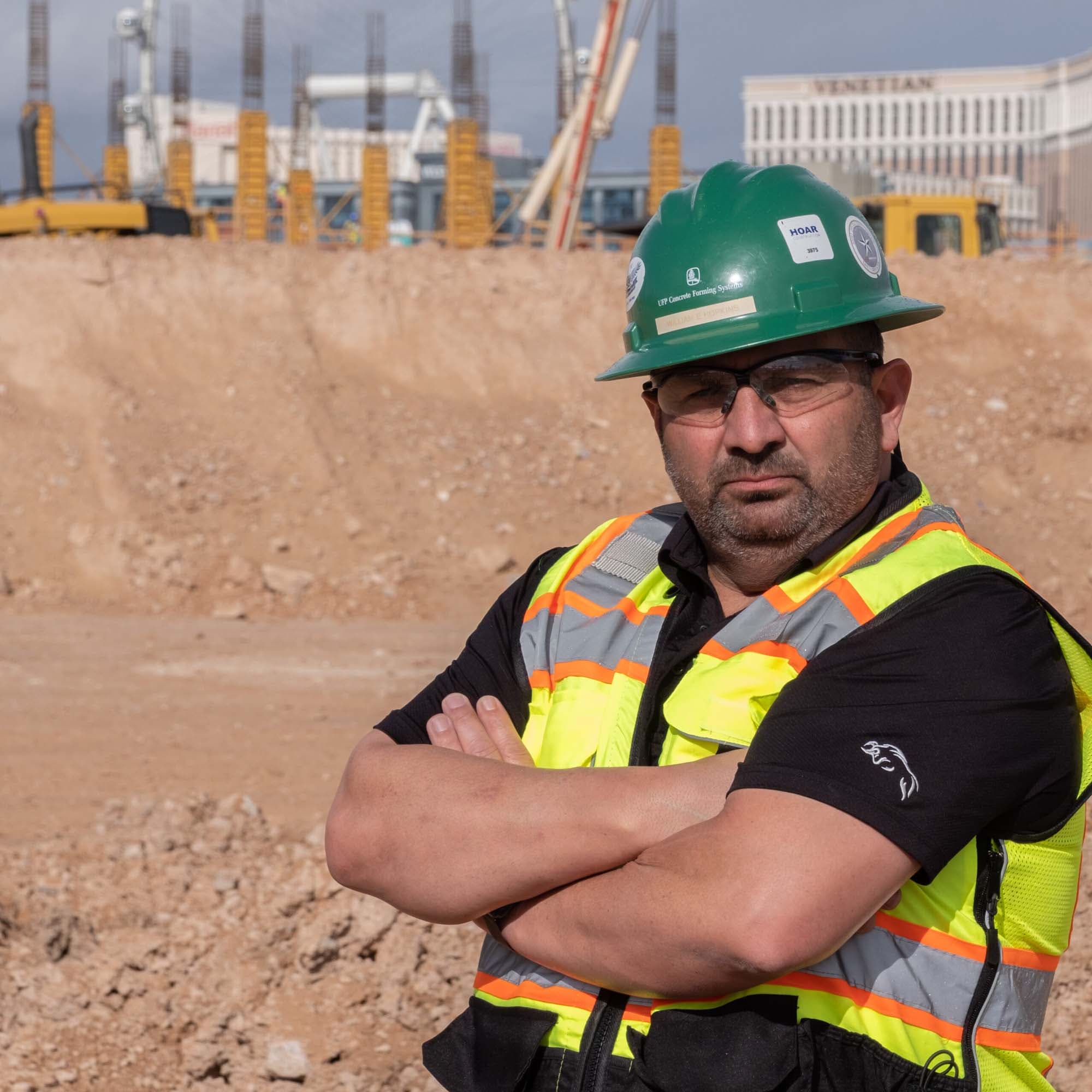 John Bowser in the field