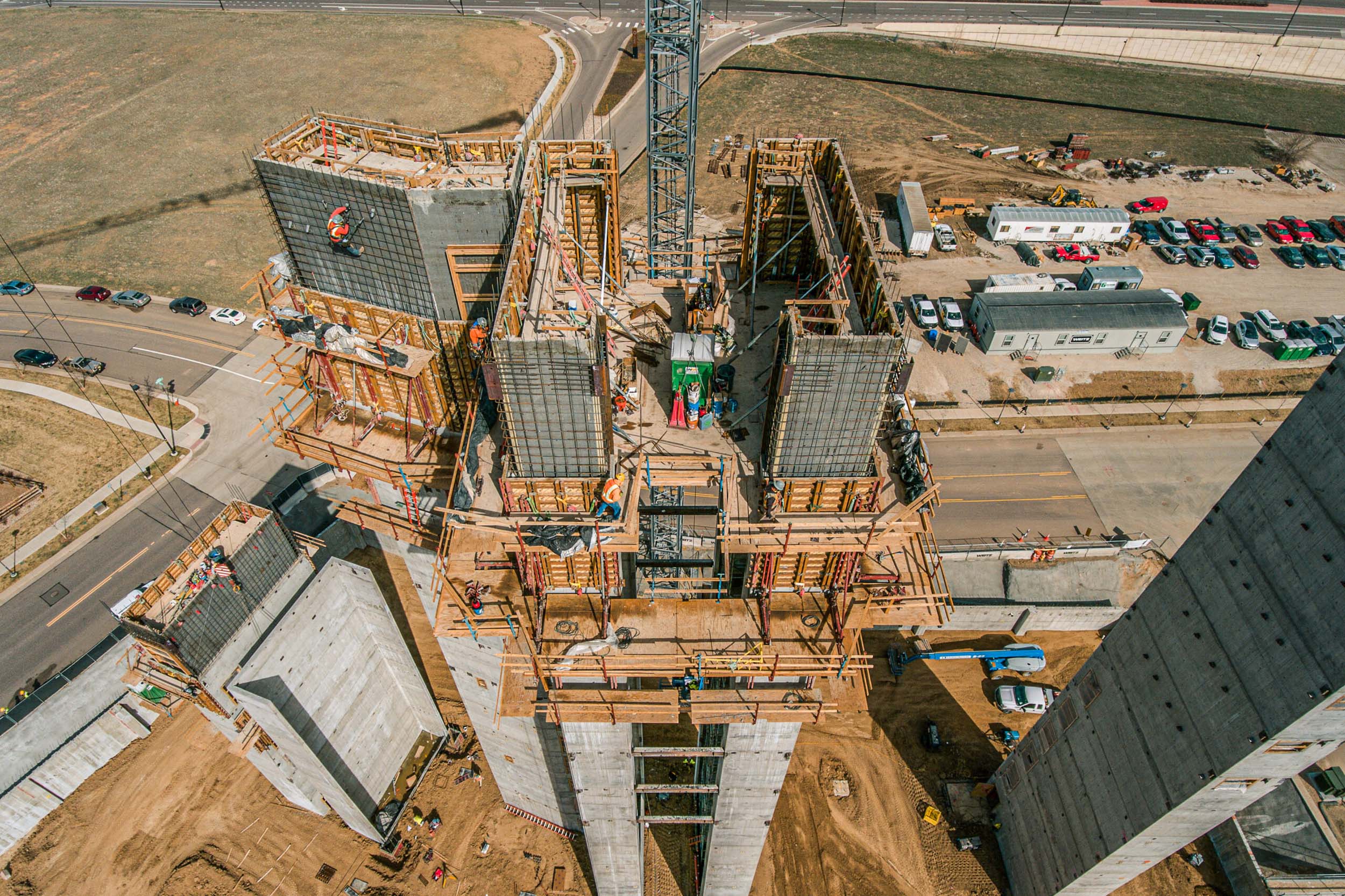 6900 E Layton Ave elevated slab work